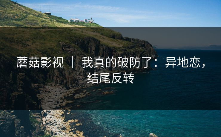 蘑菇影视 ｜ 我真的破防了：异地恋，结尾反转